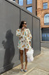 Mia Shirt Blue Jelly Fish by Hanane Hotait on curated-crowd.com