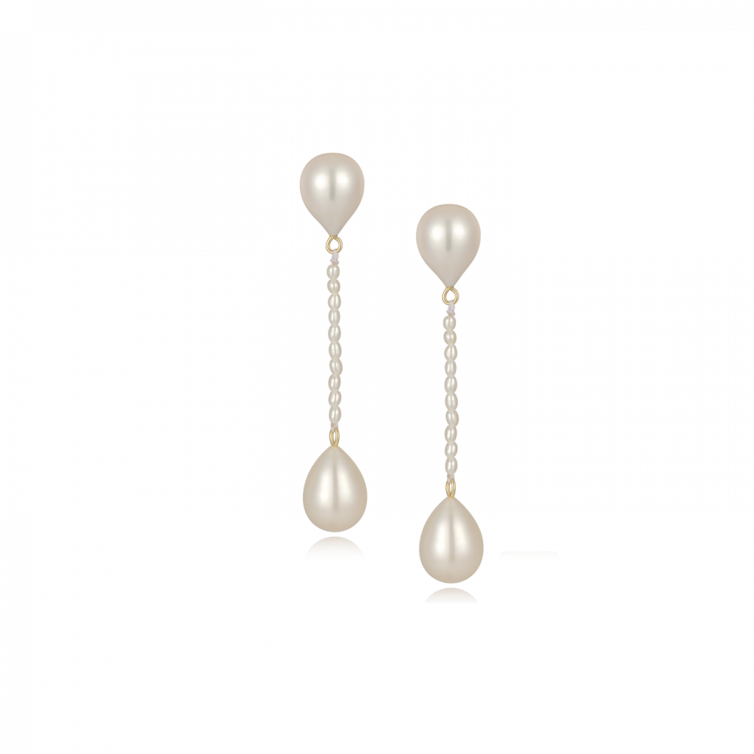 Jannie Pearl Earrings by  on curated-crowd.com