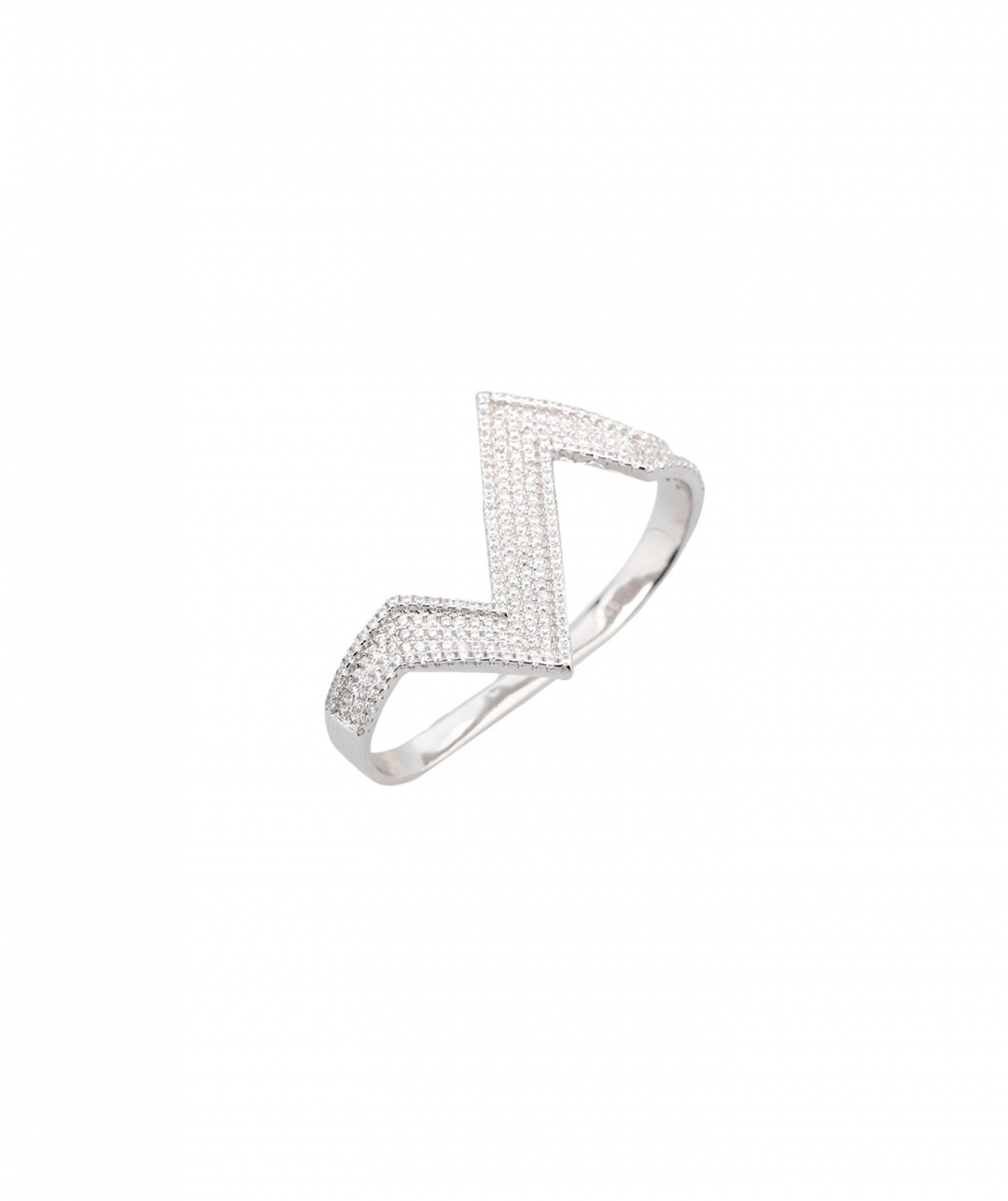 Zig Zag Ring in Silver by Talita London on curated-crowd.com