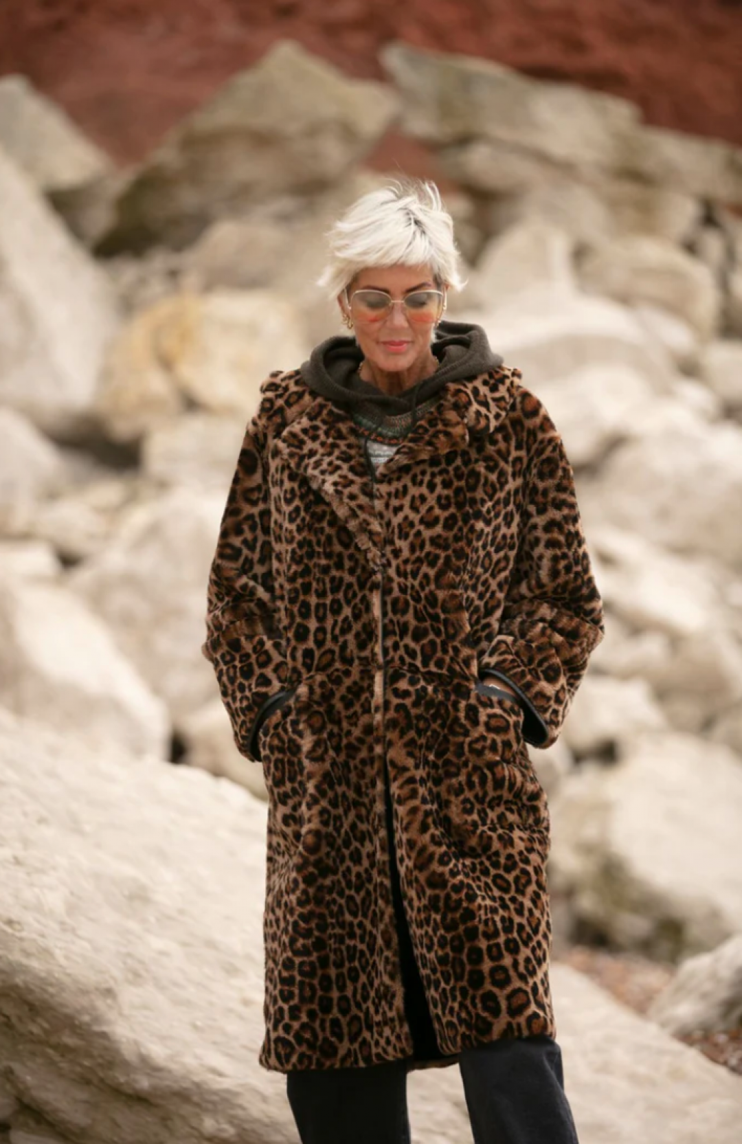 Sienna Shearling Coat by  on curated-crowd.com