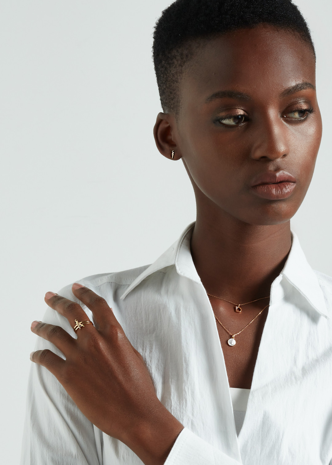 Alphabet 'A' Diamond Ring by  on curated-crowd.com