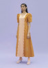 Neptune Maxi Cotton Satin Dress by Little Things Studio on curated-crowd.com