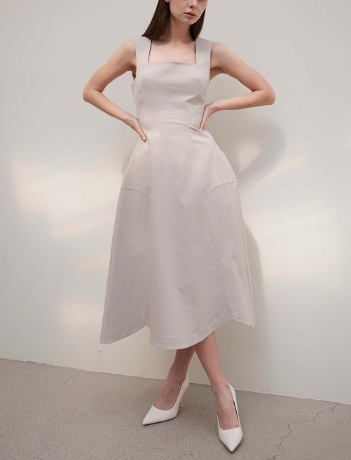 Fiore Stretch Sculpted Scallop Dress by FAYRI on curated-crowd.com