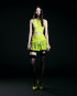 Acid Green Eyelet Tank Top by KLEI STUDIO on curated-crowd.com