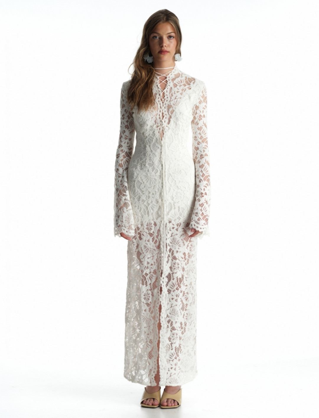 Sally Lace Dress by  on curated-crowd.com