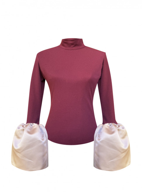 Adama Top Wine/Pink by Jessica K on curated-crowd.com