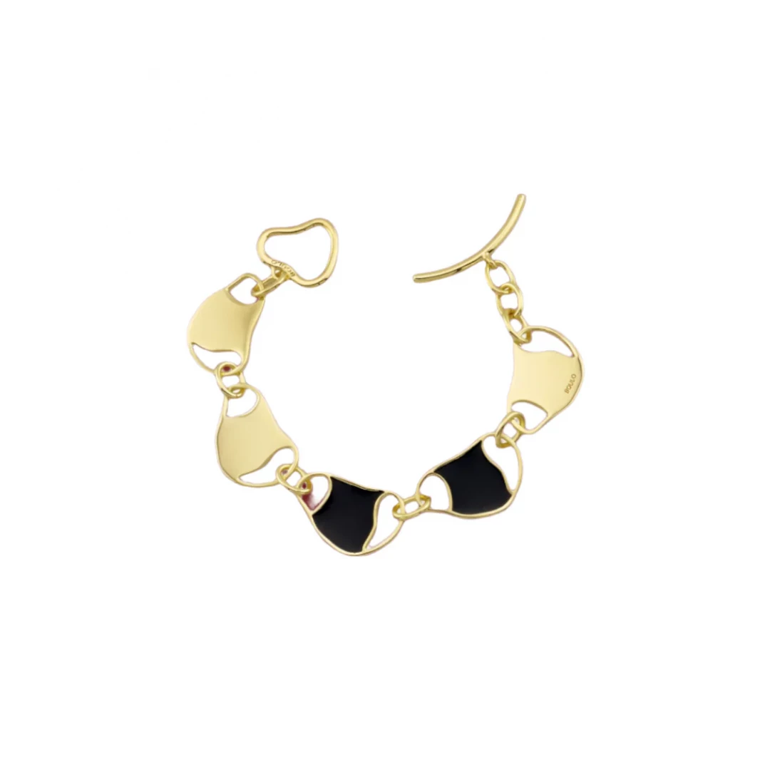 Camille Duo Bracelet in Black and Red by BOULO on curated-crowd.com