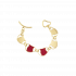 Camille Duo Bracelet in Black and Red by BOULO on curated-crowd.com