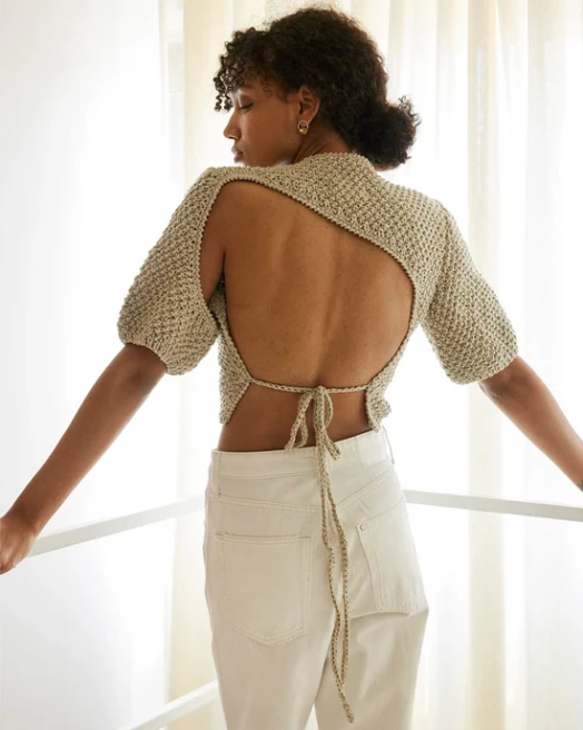 Lake Galve Linen & Cotton Top by The Knotty Ones on curated-crowd.com