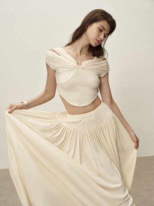 White Metal Ring Top by SIJIASUDIO on curated-crowd.com