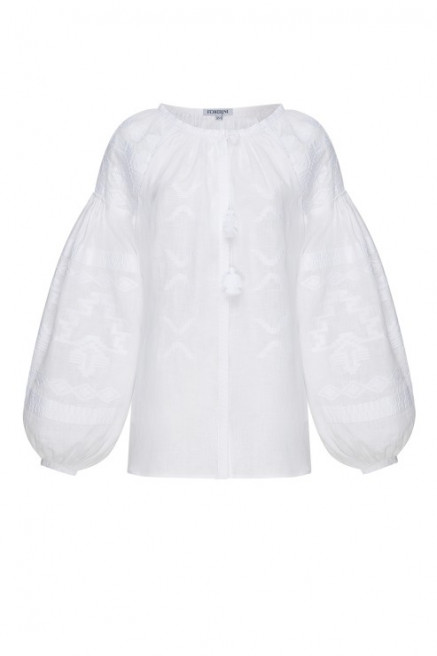 Tina White Blouse by FOBERINI on curated-crowd.com