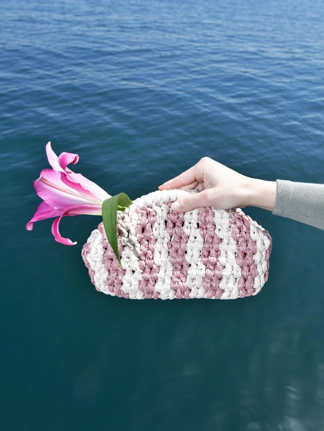 Lily Pink Clutch by DEINO'S on curated-crowd.com