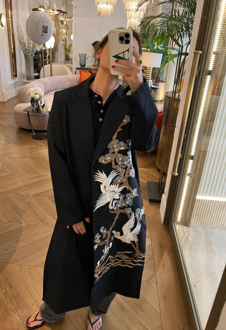 The New Asian Coat Wool by Artwear Gallery on curated-crowd.com