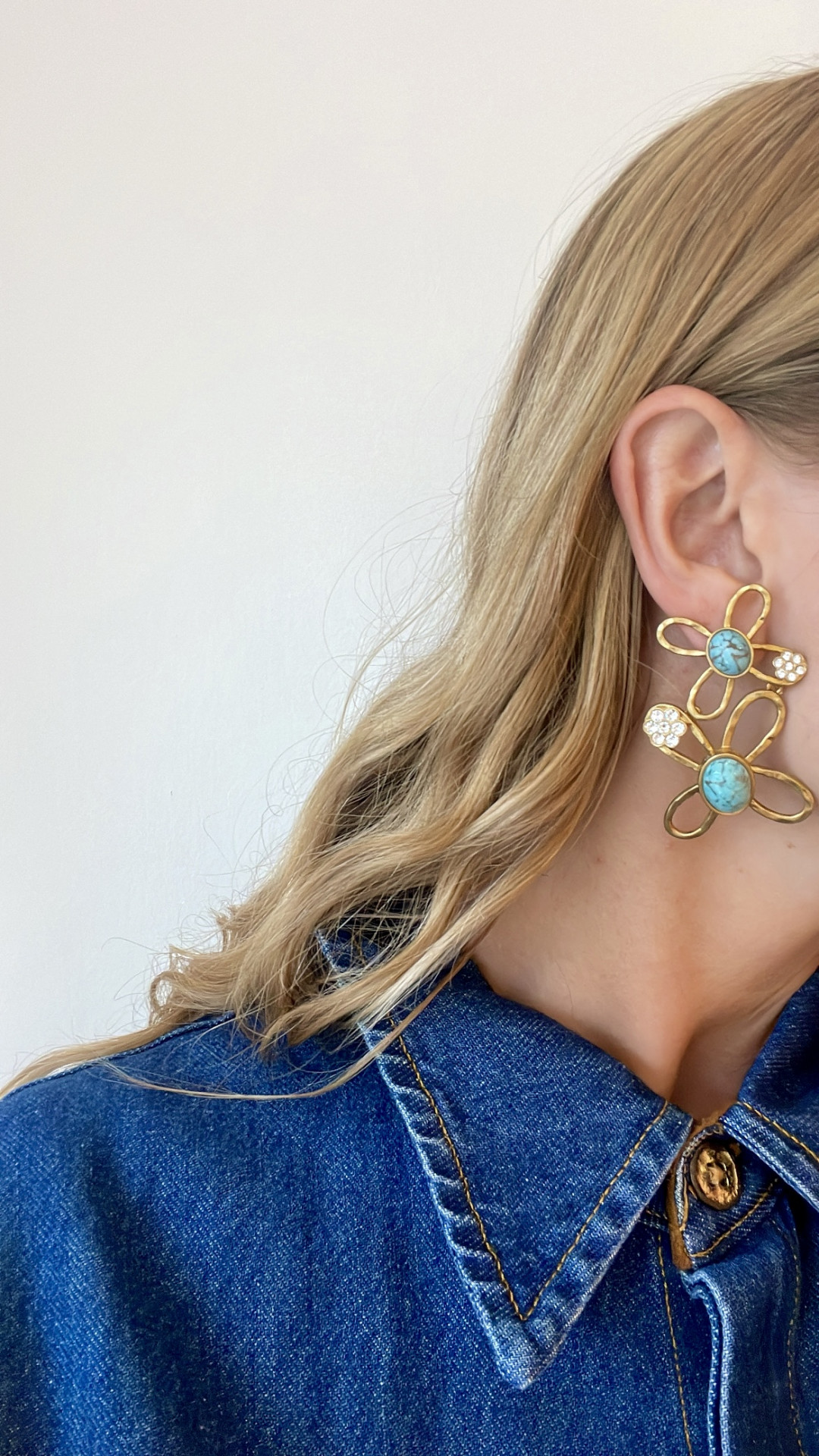 Big Blossom Earrings by Sonia Petroff on curated-crowd.com