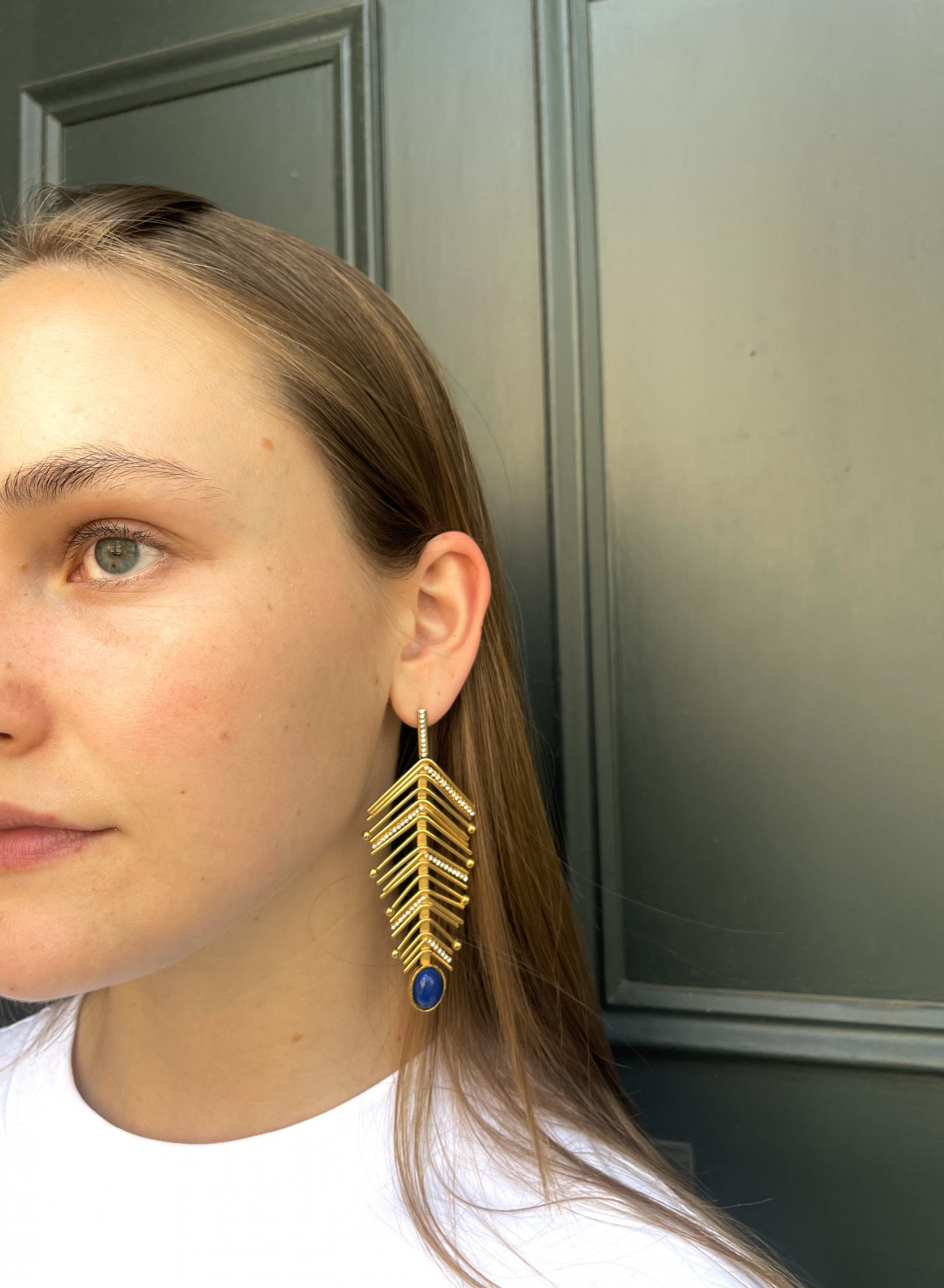 Shela Earrings by Sonia Petroff on curated-crowd.com