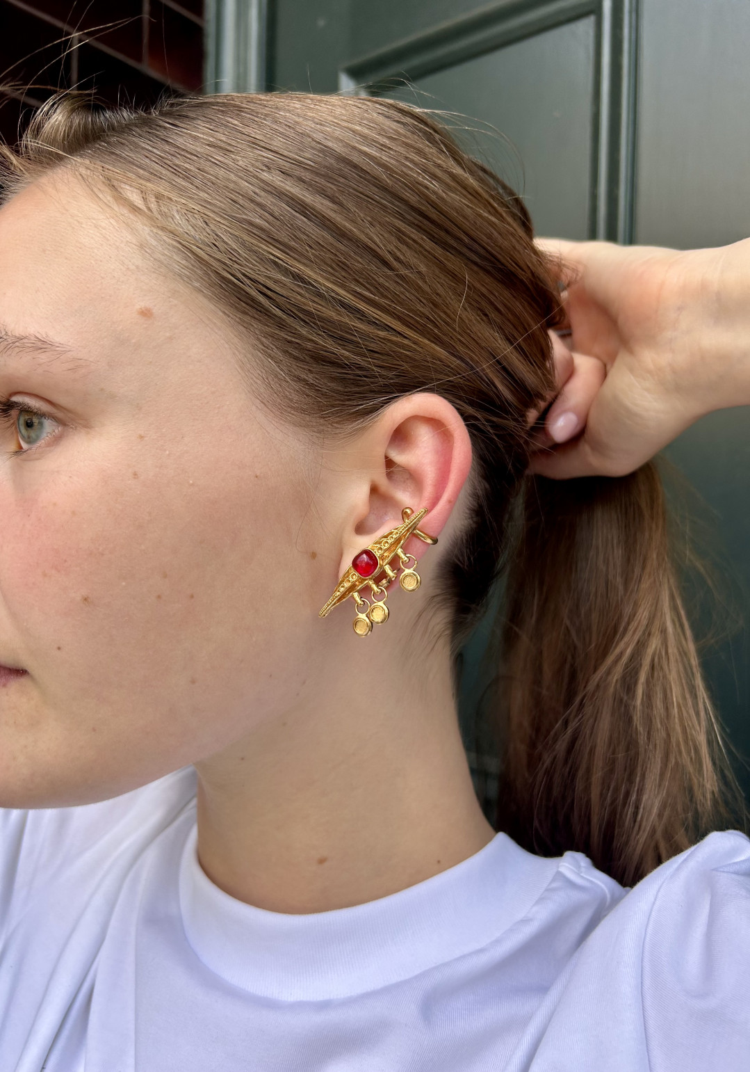 Classic Eye Earrings by Sonia Petroff on curated-crowd.com