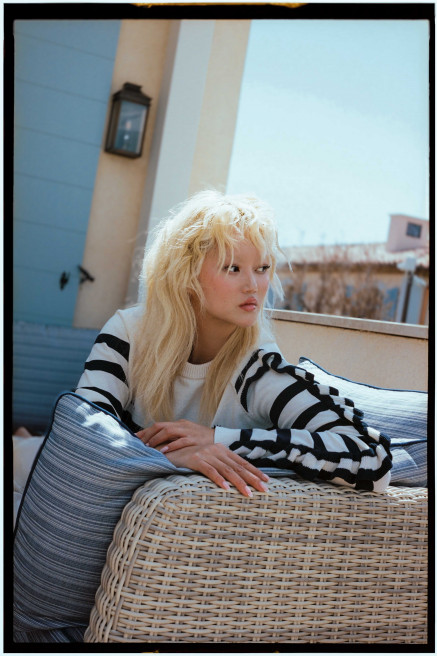 Montana Jumper in Navy Stripe by PAPER London on curated-crowd.com