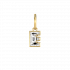 Alphabet Diamond Hoop Gold Earrings by MOH on curated-crowd.com