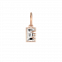 Alphabet Diamond Hoop Rose Gold Earrings by MOH on curated-crowd.com