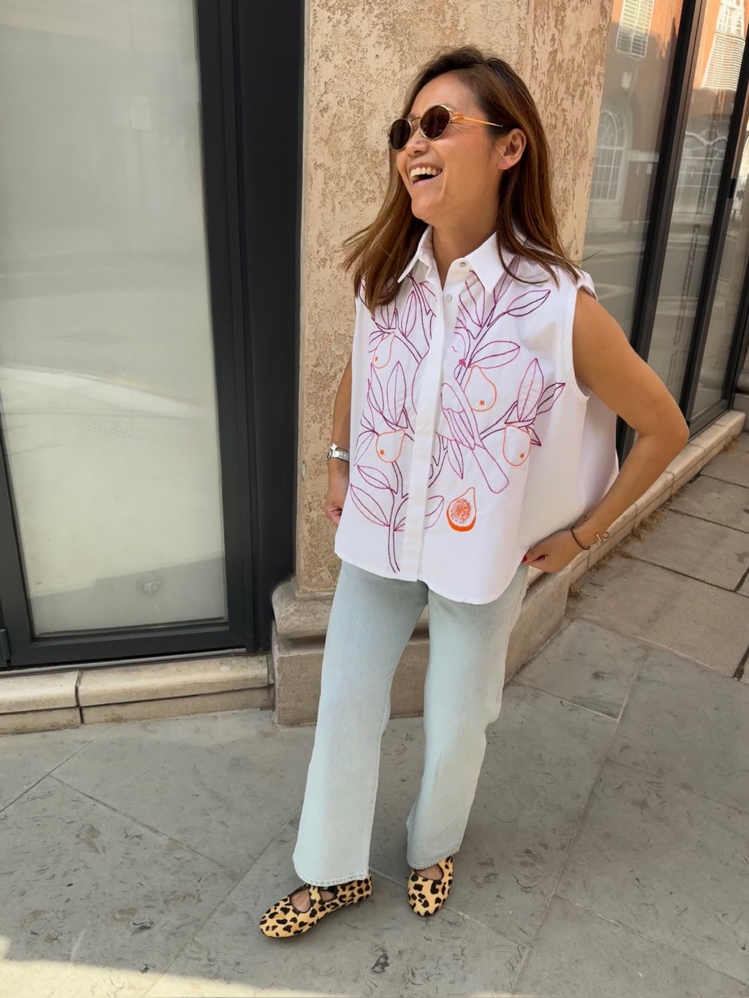 Orange Fig Bird Shirt by Salim Azzam on curated-crowd.com