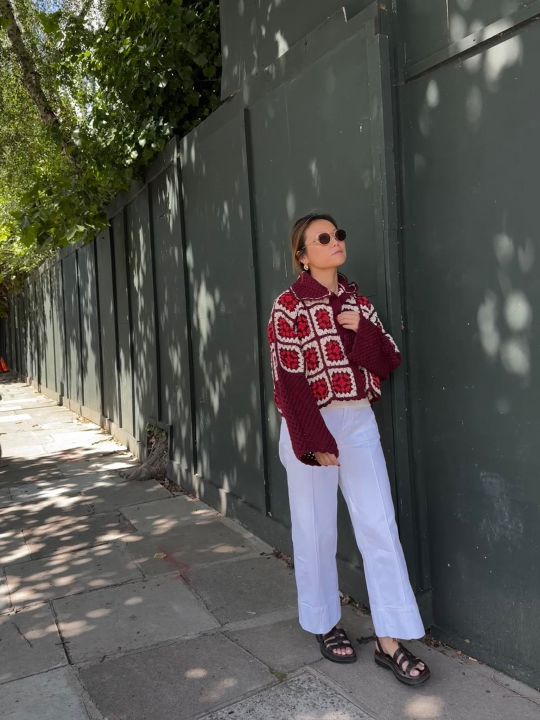 Anya Jacket Burgundy & Red by Jessica K on curated-crowd.com
