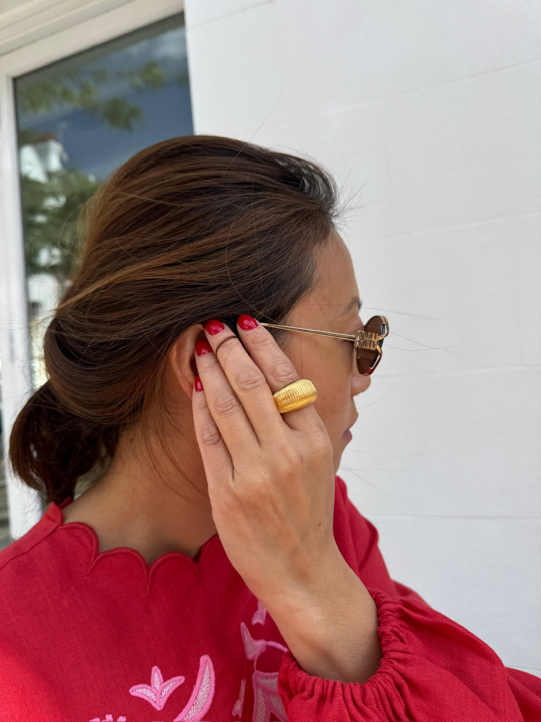 Wire Wrap Flared Bombe Ring by Tay Jewellery on curated-crowd.com