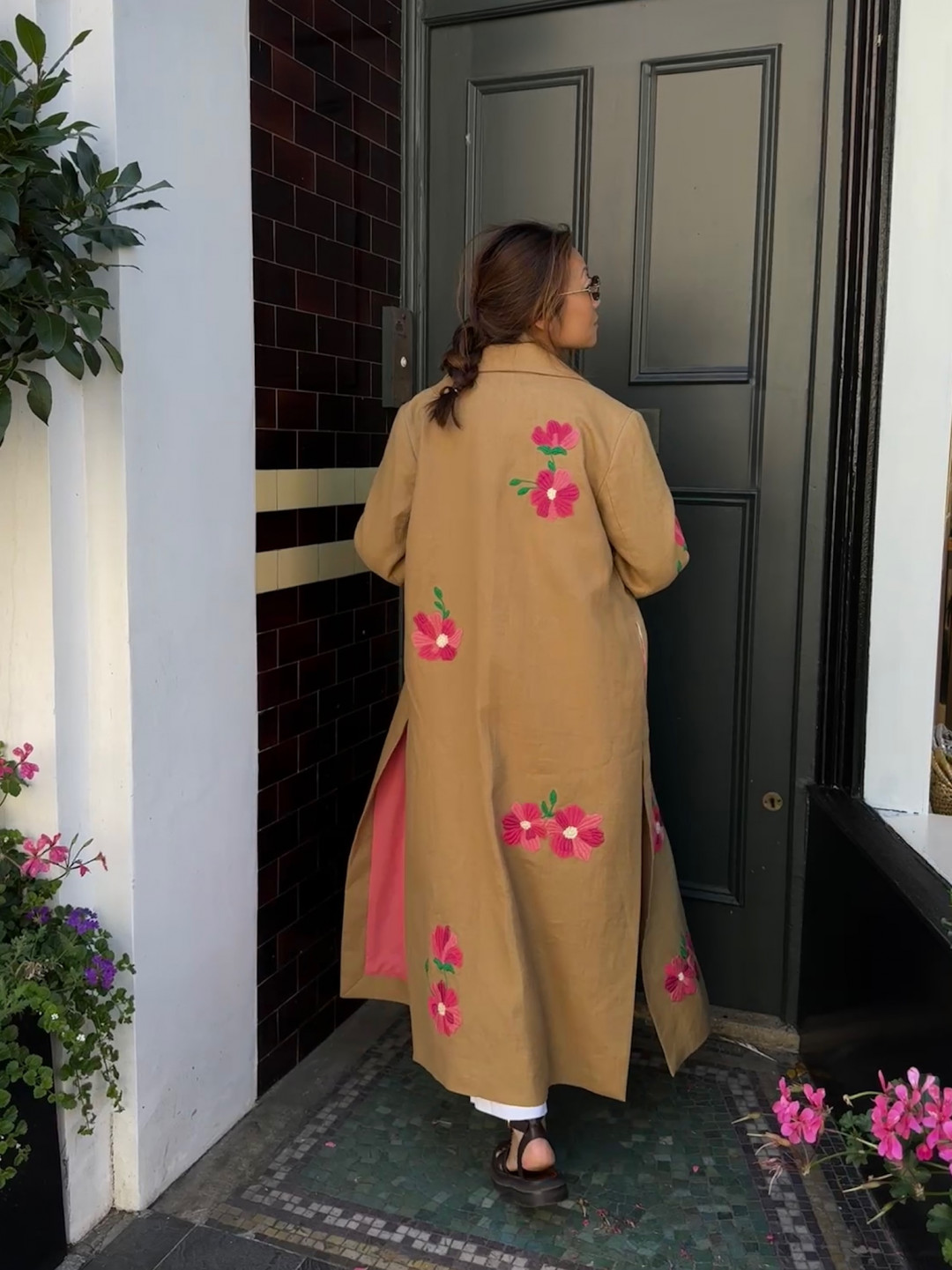 New Daisy Linen Coat by Artwear Gallery on curated-crowd.com