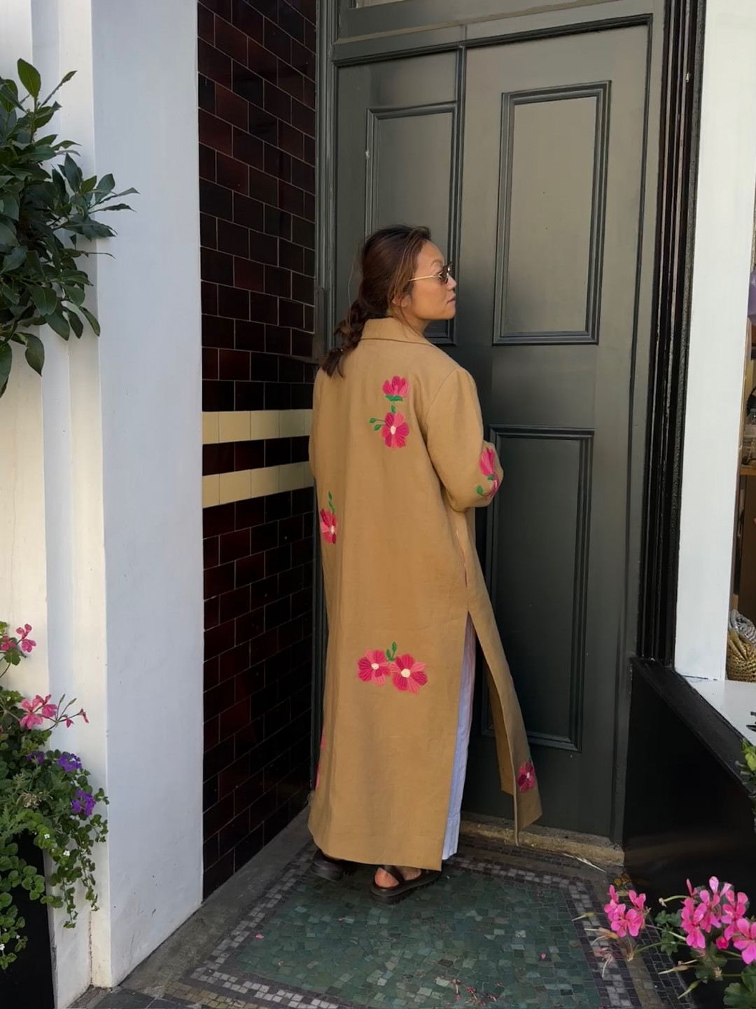 New Daisy Linen Coat by Artwear Gallery on curated-crowd.com