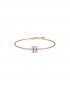 Alphabet Diamond Rose Gold Bracelet by MOH on curated-crowd.com