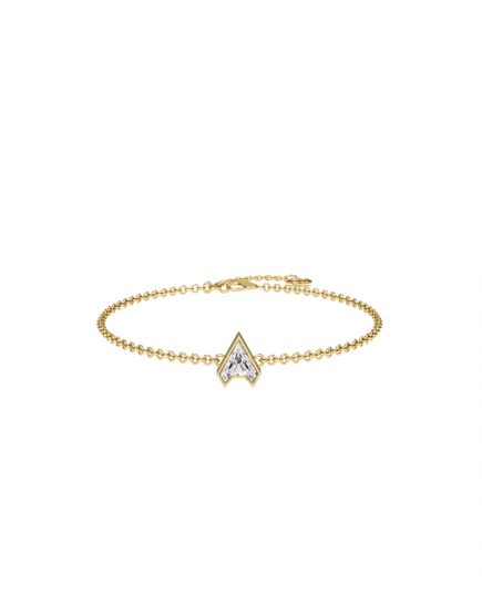 Alphabet Diamond Gold Bracelet by MOH on curated-crowd.com