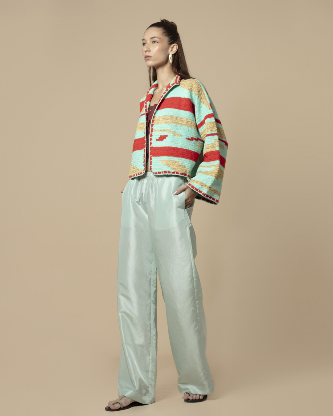 Kiona Jacket Aqua by Jessica K on curated-crowd.com