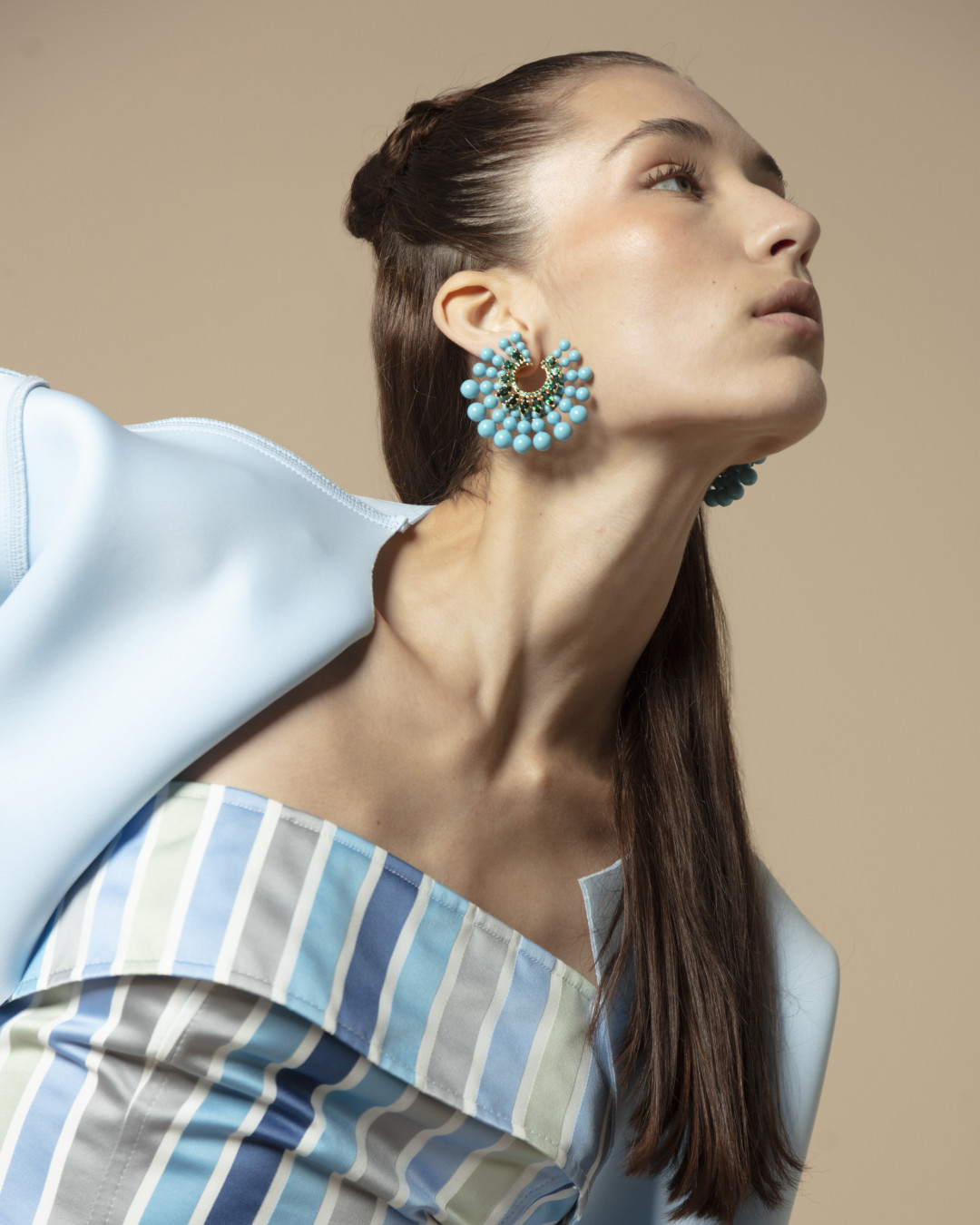 Rainbow Turquoise/Emerald Earrings by Jessica K on curated-crowd.com