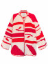 Kiona Jacket Beige/Red - Long by Jessica K on curated-crowd.com
