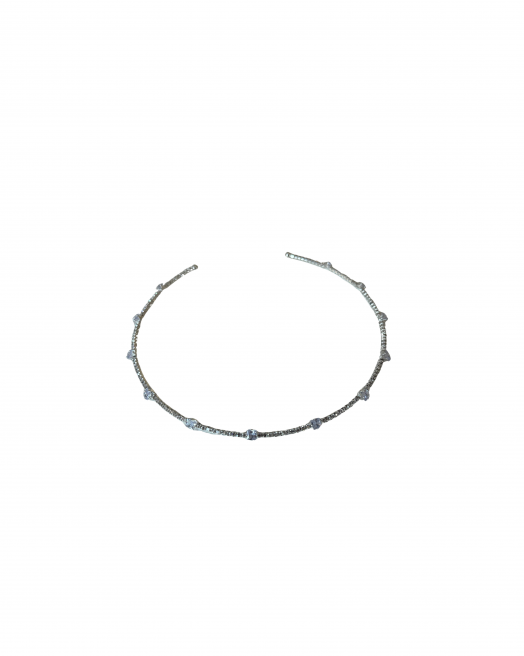 Enigma Silver Choker by Curated Crowd Collective on curated-crowd.com