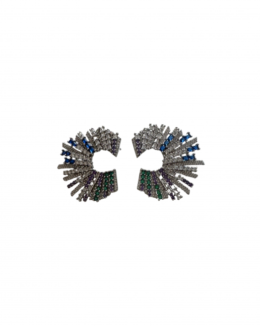 Starstrucks Multi-Colour Earrings by Curated Crowd Collective on curated-crowd.com