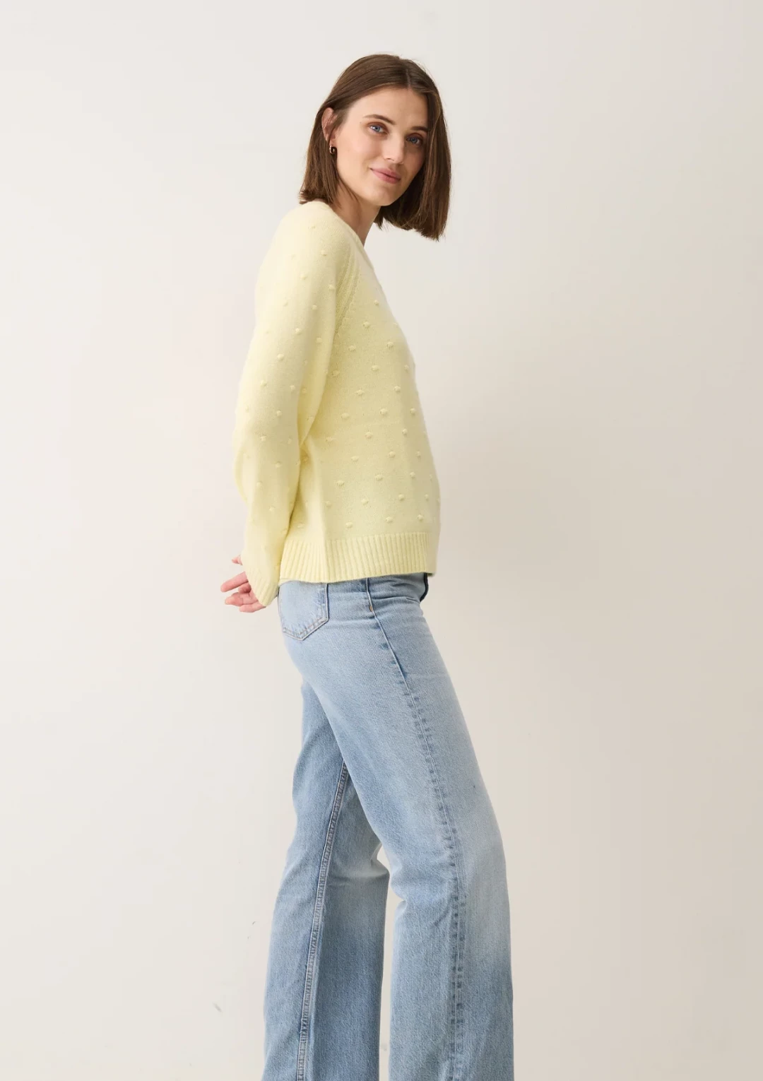 Bobble Sweater by LOOP Cashmere on curated-crowd.com