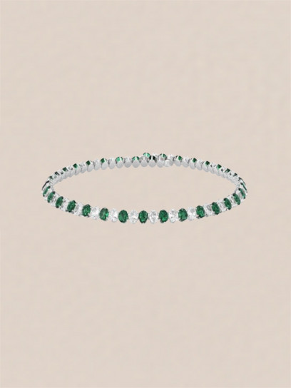 Esoteric Choker Emerald and White by Curated Crowd Collective on curated-crowd.com