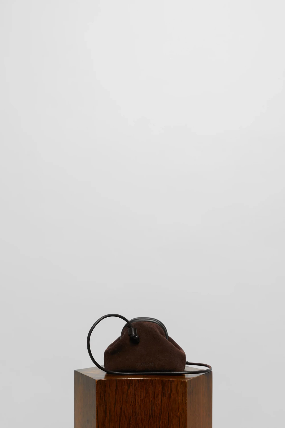 Small Money Bag In Suede by Folklore on curated-crowd.com