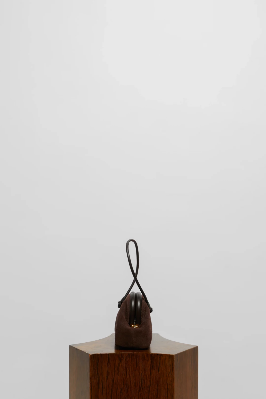 Small Money Bag In Suede by Folklore on curated-crowd.com