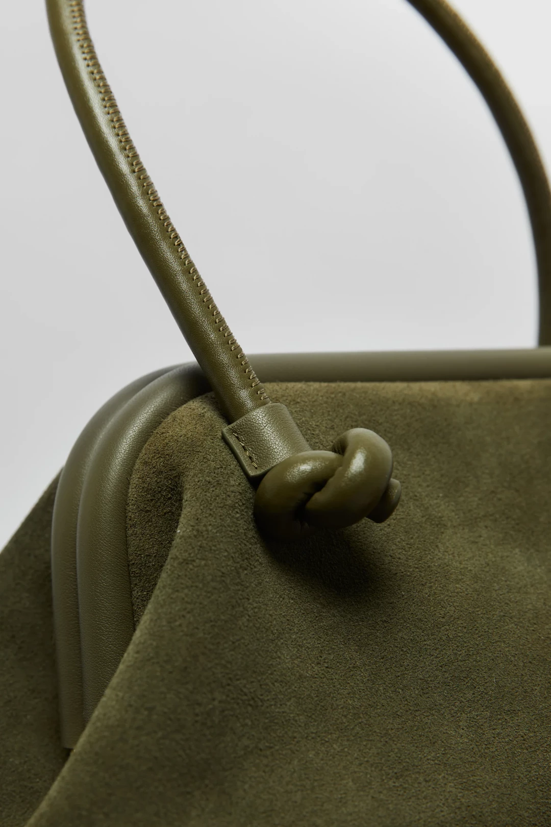Large Money Bag In Suede by Folklore on curated-crowd.com