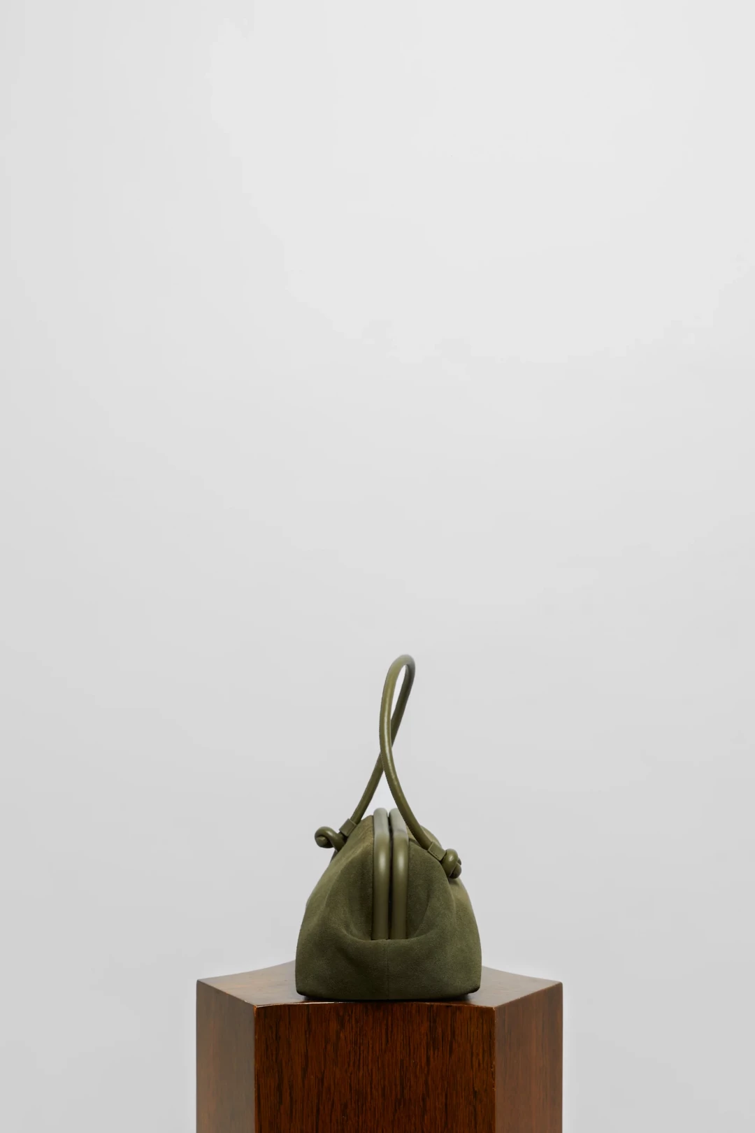 Large Money Bag In Suede by Folklore on curated-crowd.com