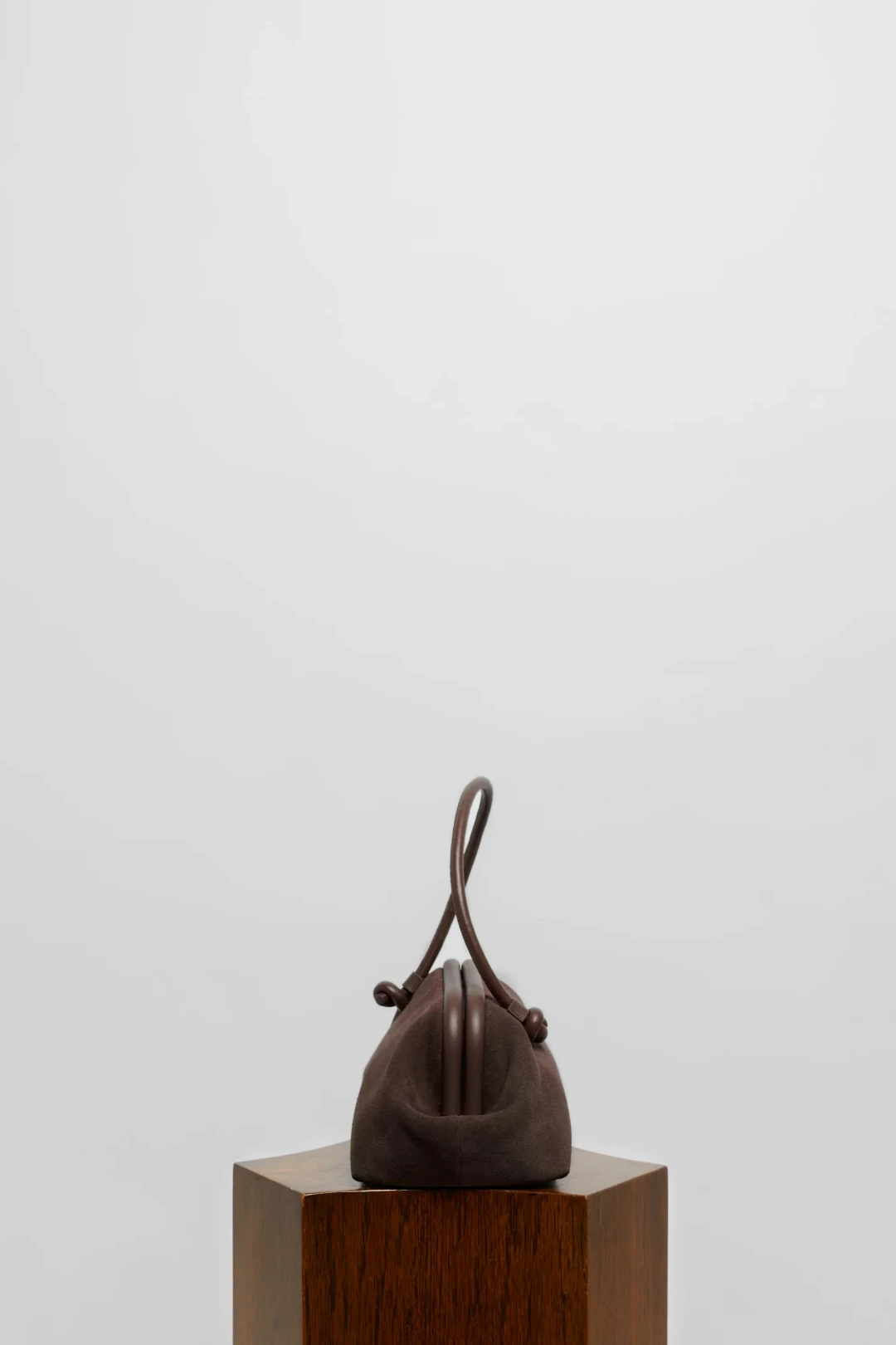 Large Money Bag In Suede by Folklore on curated-crowd.com