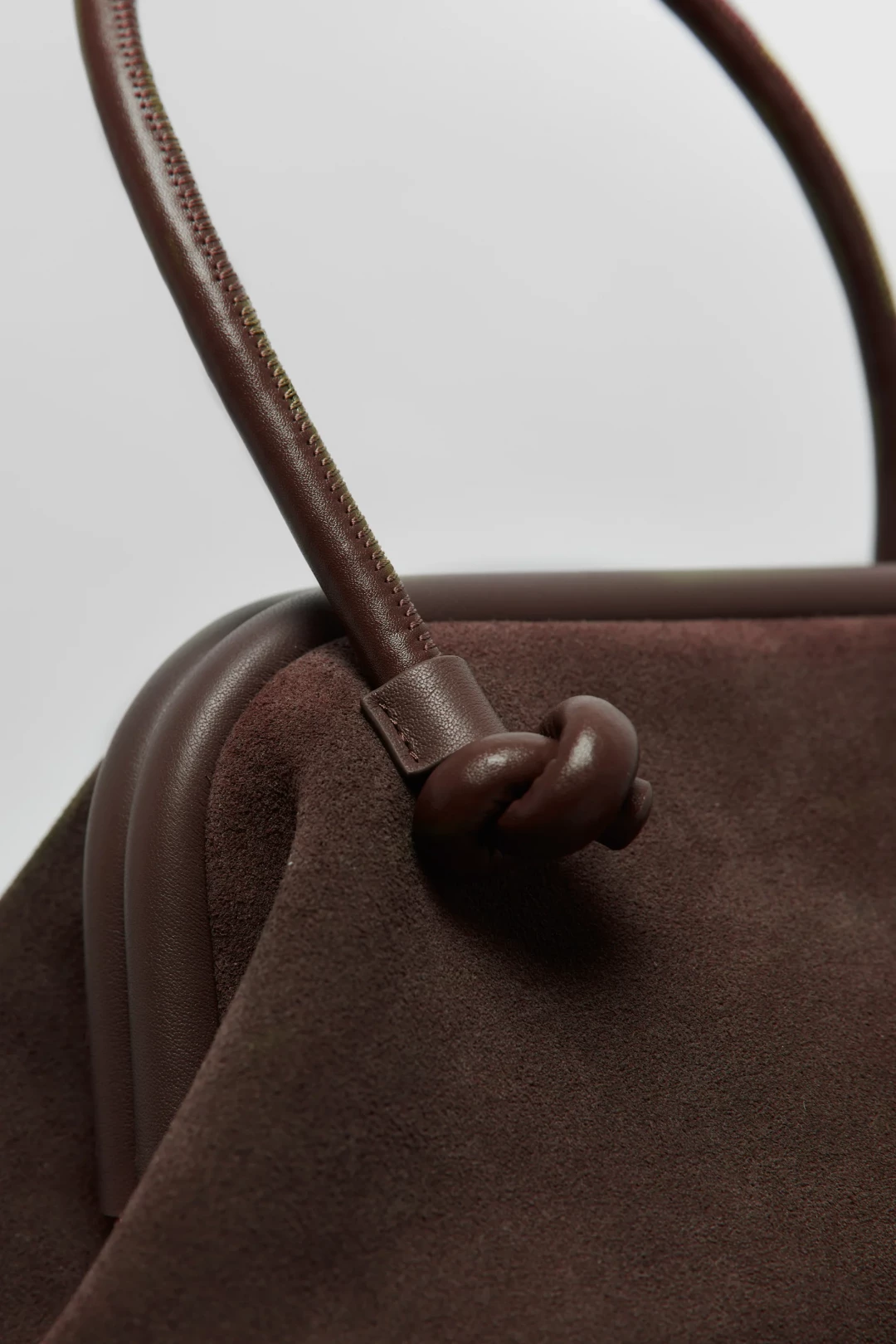 Large Money Bag In Suede by Folklore on curated-crowd.com