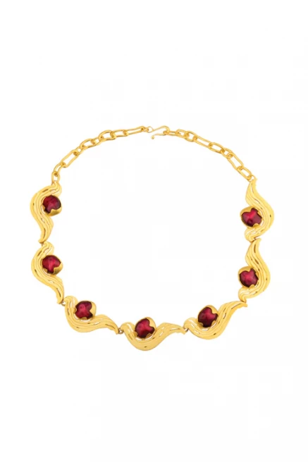 Meteorite Necklace Red by Jude Benhalim on curated-crowd.com