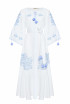 Tree Of Life White Maxi Dress by FOBERINI on curated-crowd.com