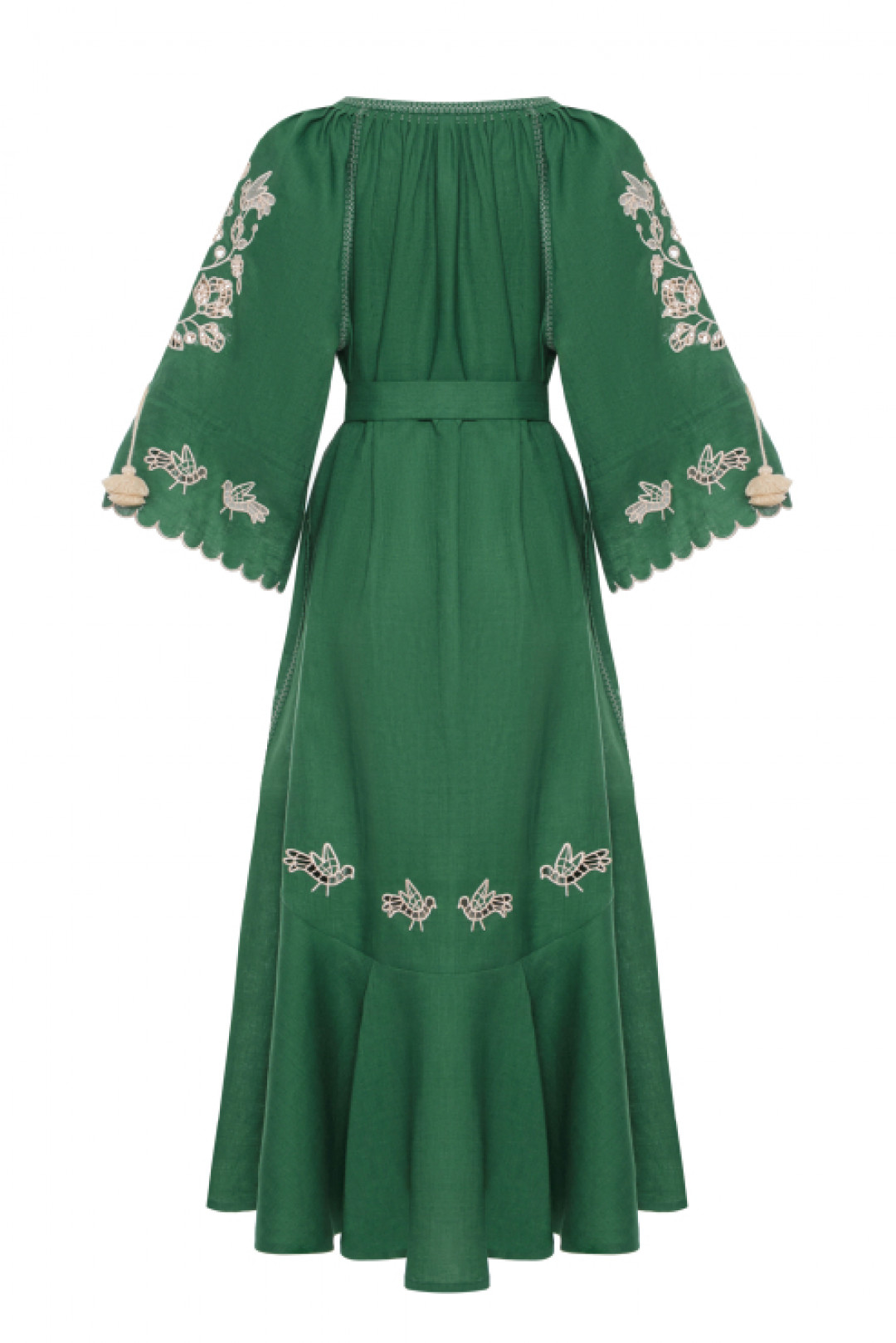Tree Of Life Green Maxi Dress by FOBERINI on curated-crowd.com