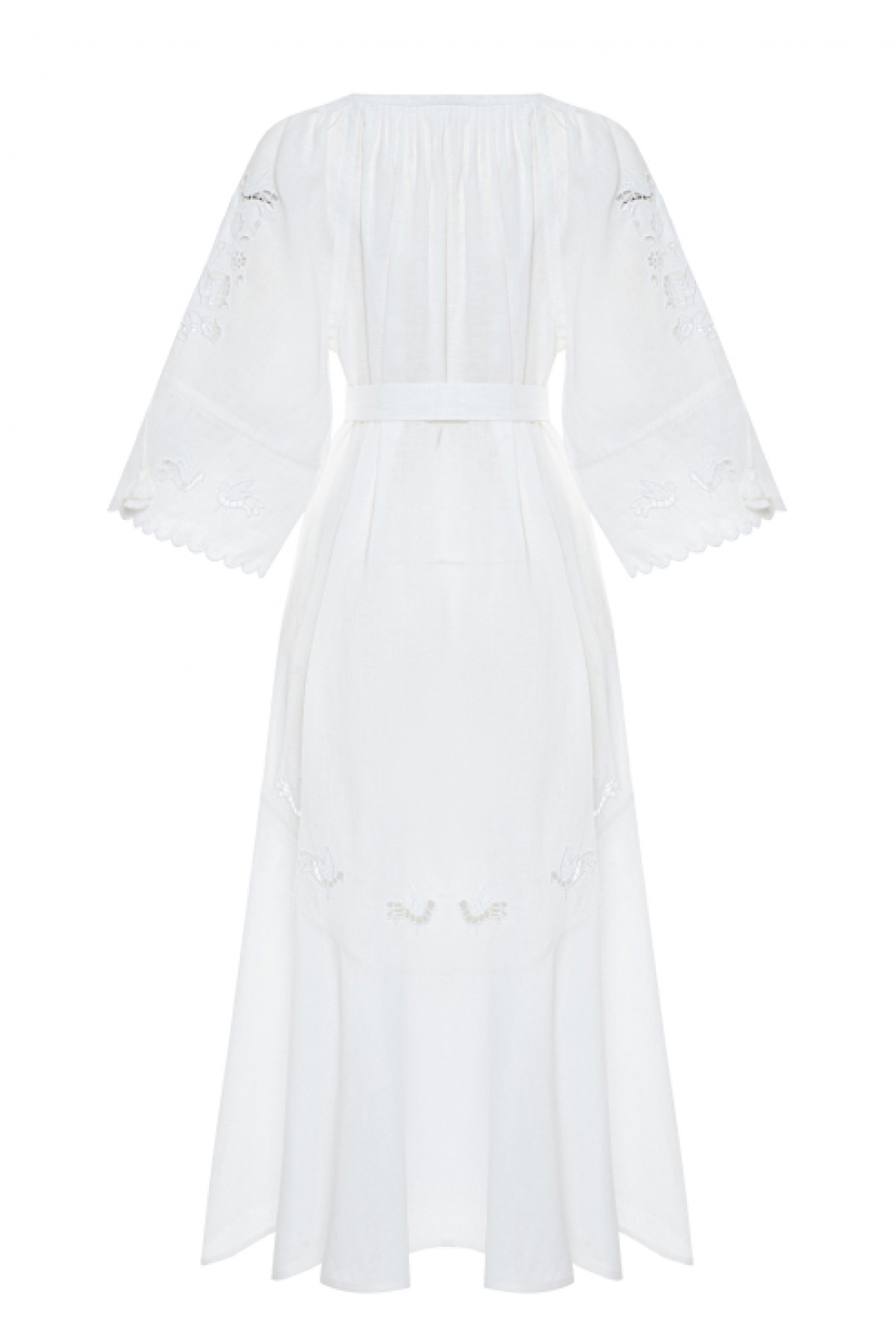 Tree of Life white maxi dress by FOBERINI on curated-crowd.com