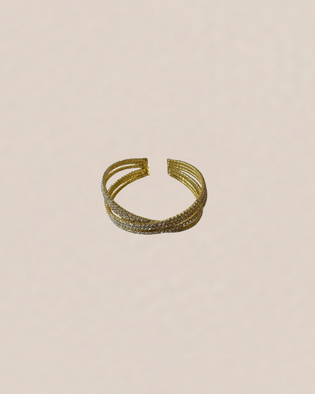Enigma Bracelet Gold by Curated Crowd Collective on curated-crowd.com