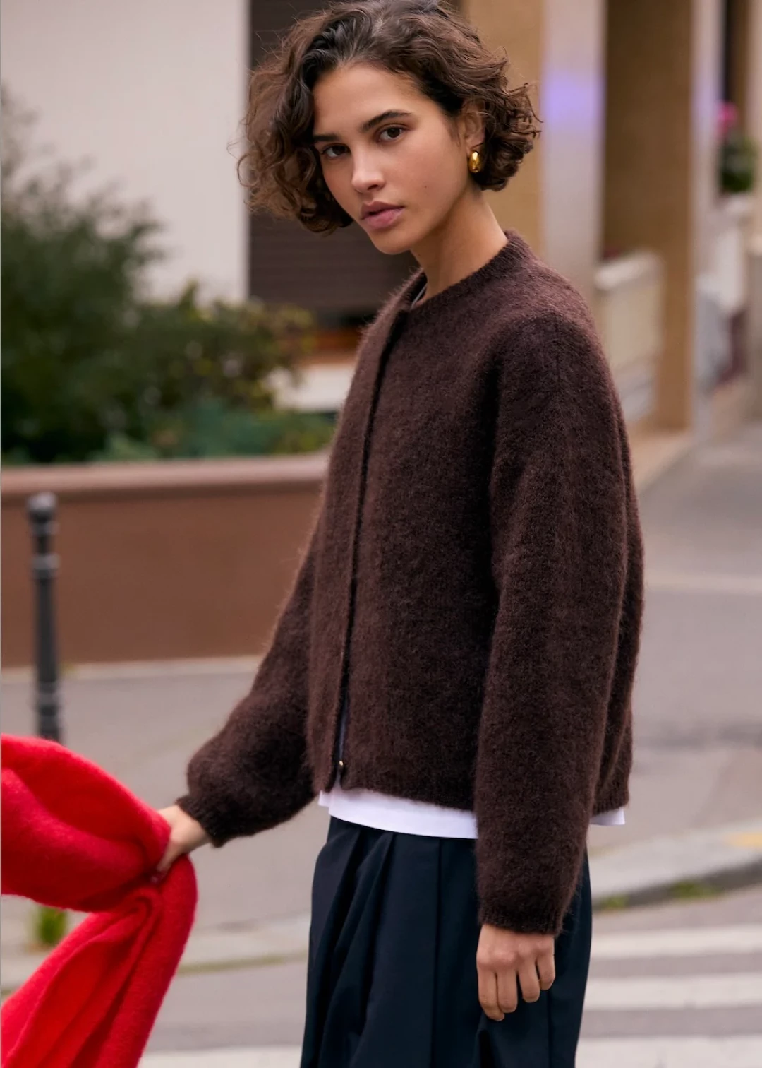 Olivia Mohair Cardigan by Surprise Paris on curated-crowd.com