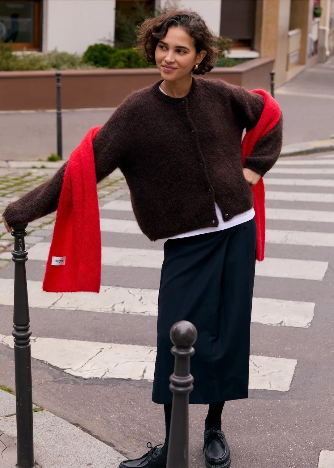 Olivia Mohair Cardigan by Surprise Paris on curated-crowd.com